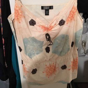 Laundry multicolor strap top